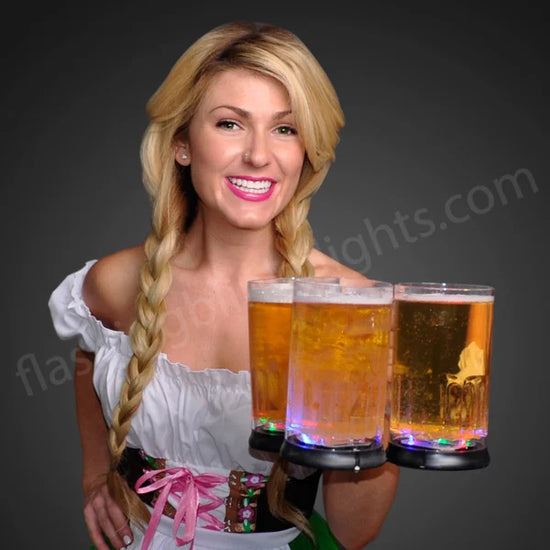 Load image into Gallery viewer, Blinking LED Tall Beer Mug
