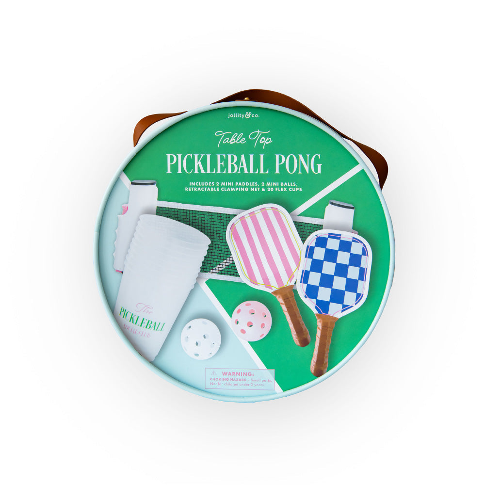 Pickleball Social Club Table Pong Large Game Set