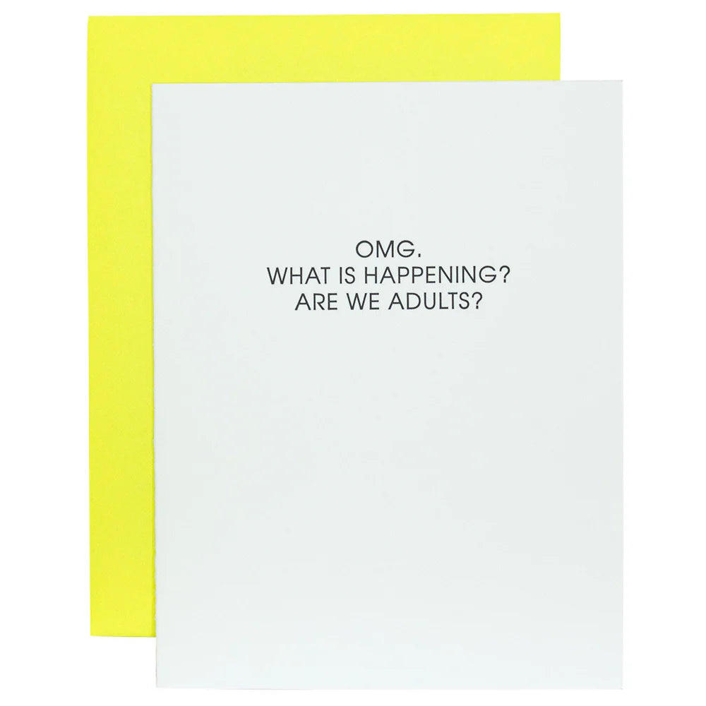 OMG Are We Adults Card