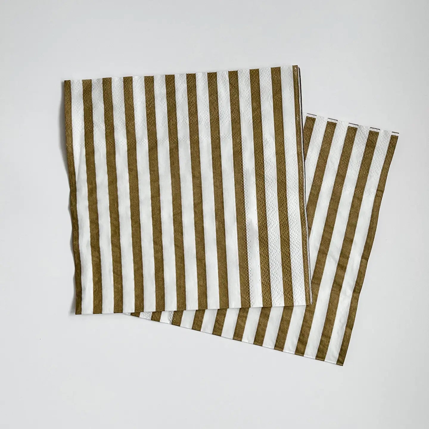 Classic Gold Stripe Large Napkins