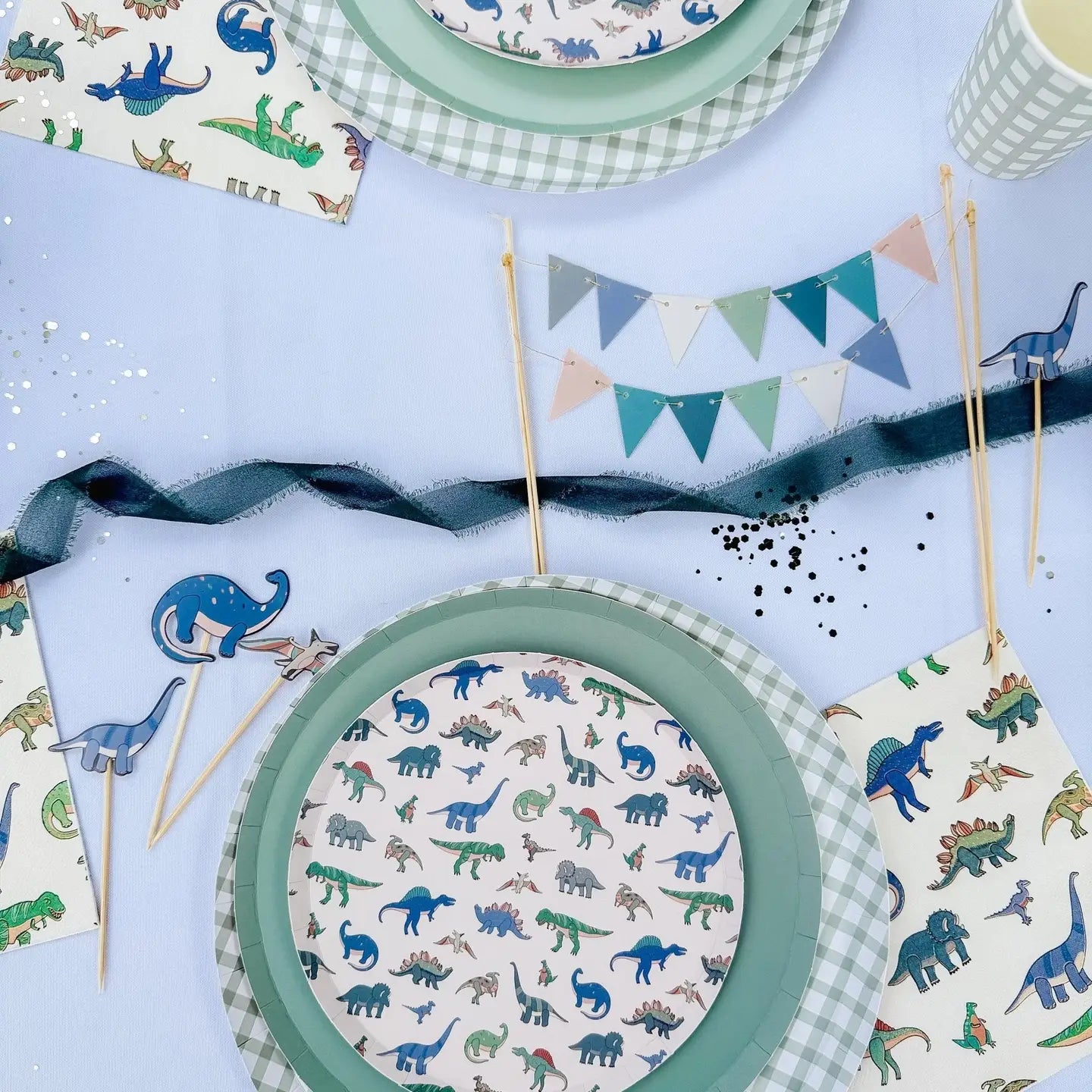 Dinosaur Pattern Small Plates