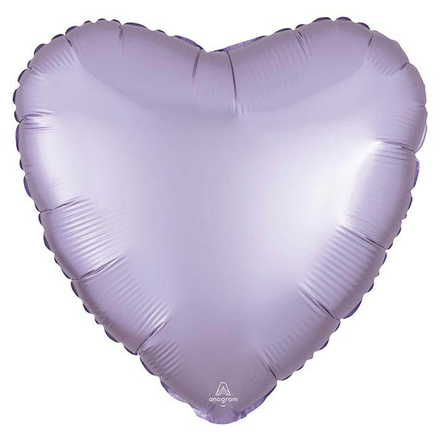 17" Pastel Lilac Heart Mylar