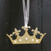Letizia Crown Ornament - Gold/Pearl