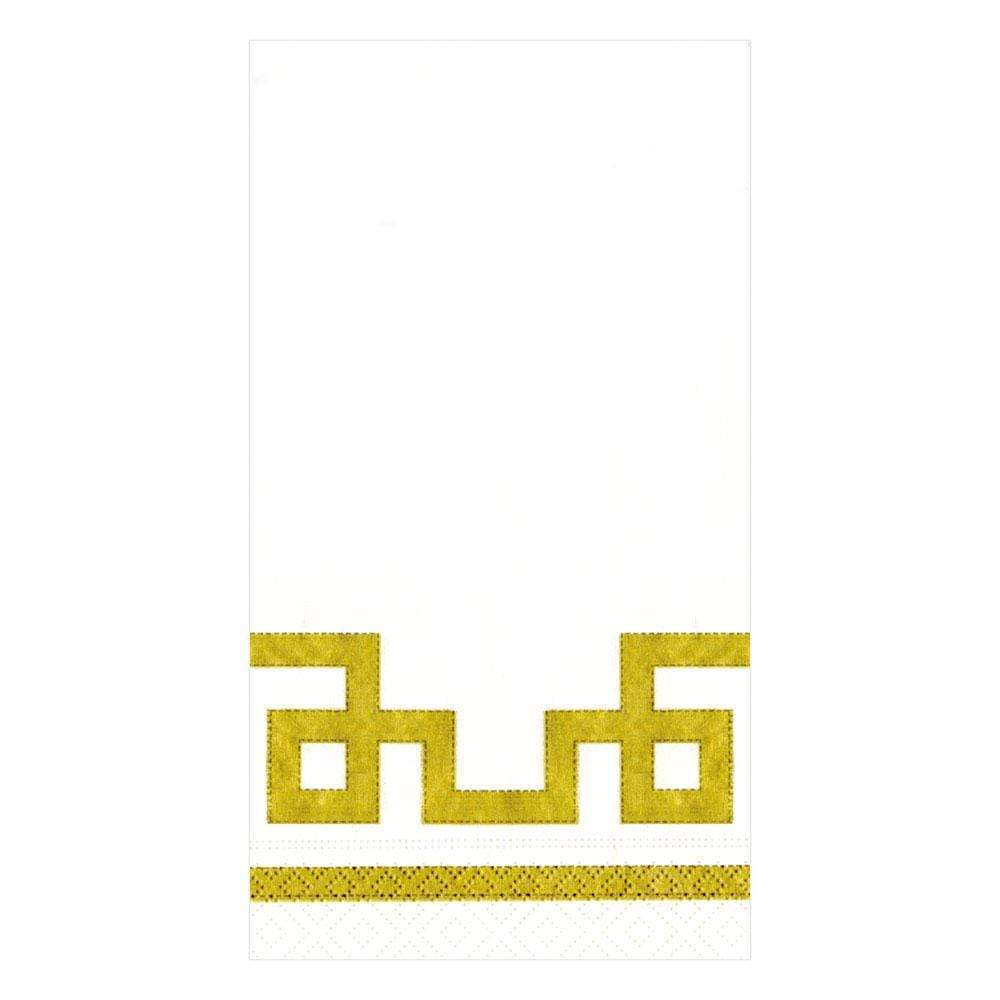 Rive Gauche Gold & White Guest Towels