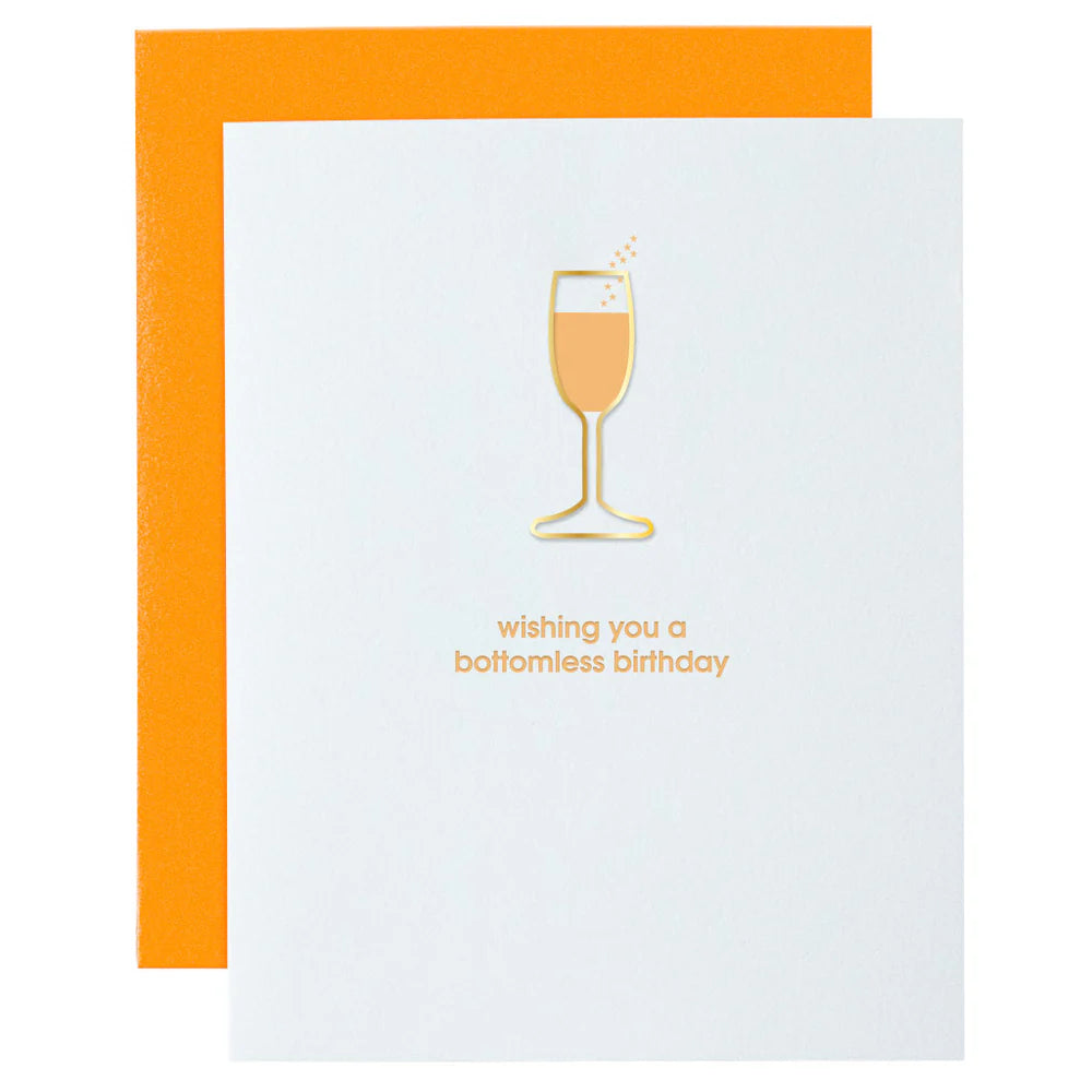 Bottomless Birthday Paper Clip Card