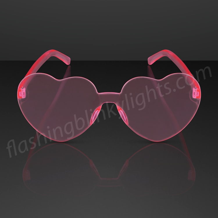 Pink Heart Shades Sunglasses
