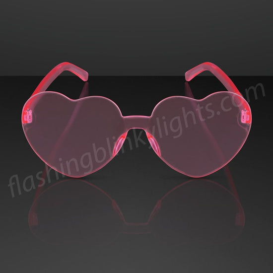 Pink Heart Shades Sunglasses