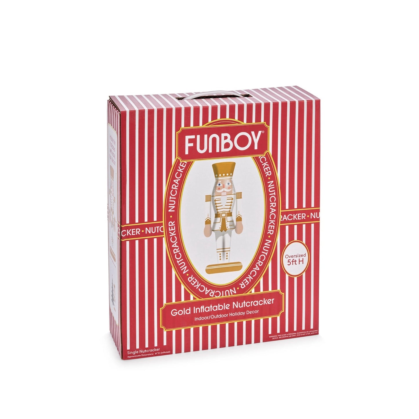 Gold Inflatable Nutcracker - Large