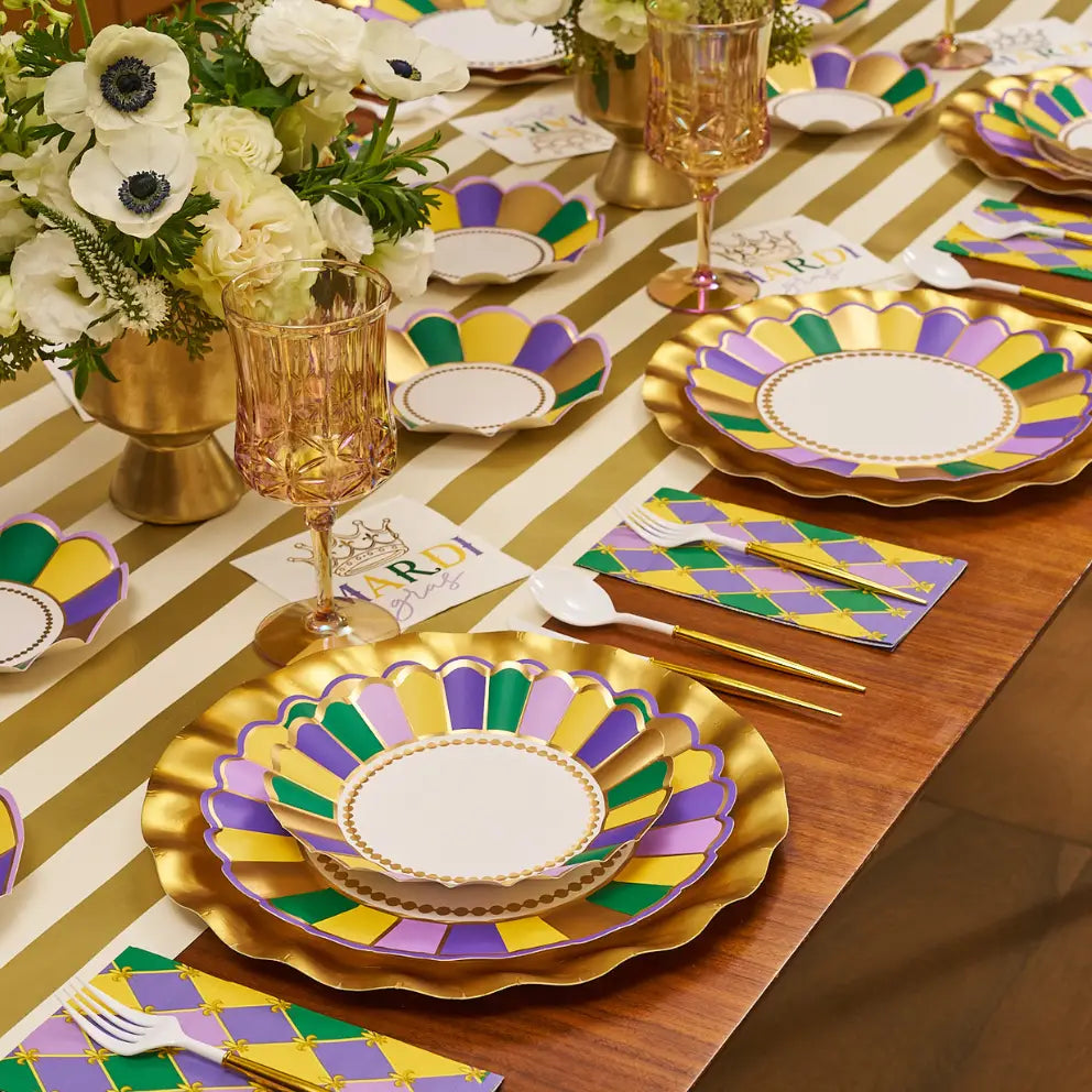 Let's Mardi Salad Plates