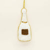 Champagne Bottle Beaded Ornament