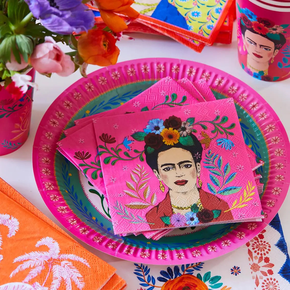 Frida Kahlo Cocktail Napkins