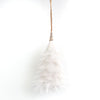 White Feather Tree Ornament