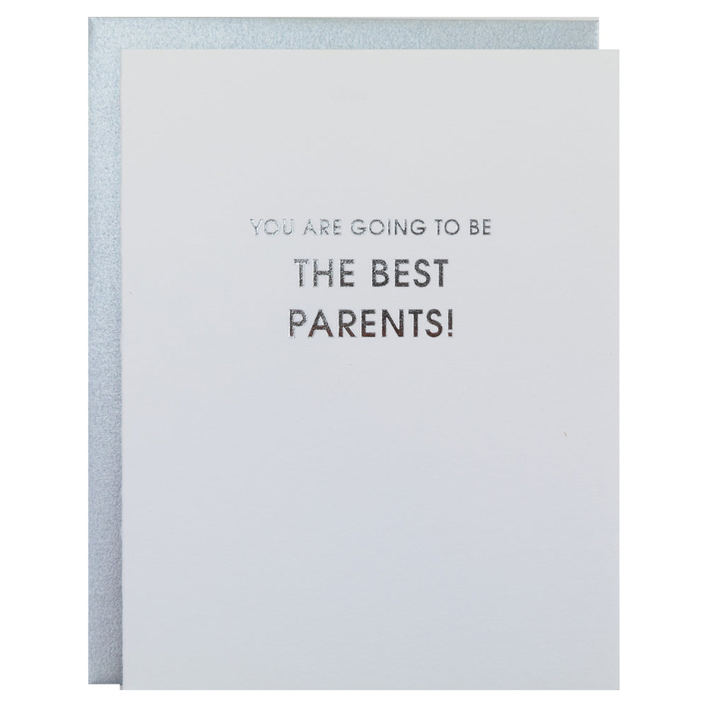 Going to be Best Parents Letterpress Card