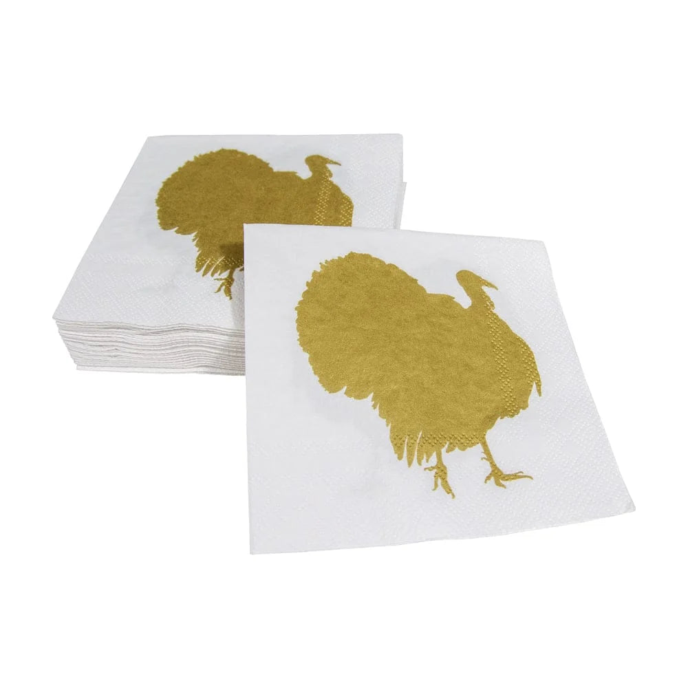 Turkey Fan Cocktail Napkin