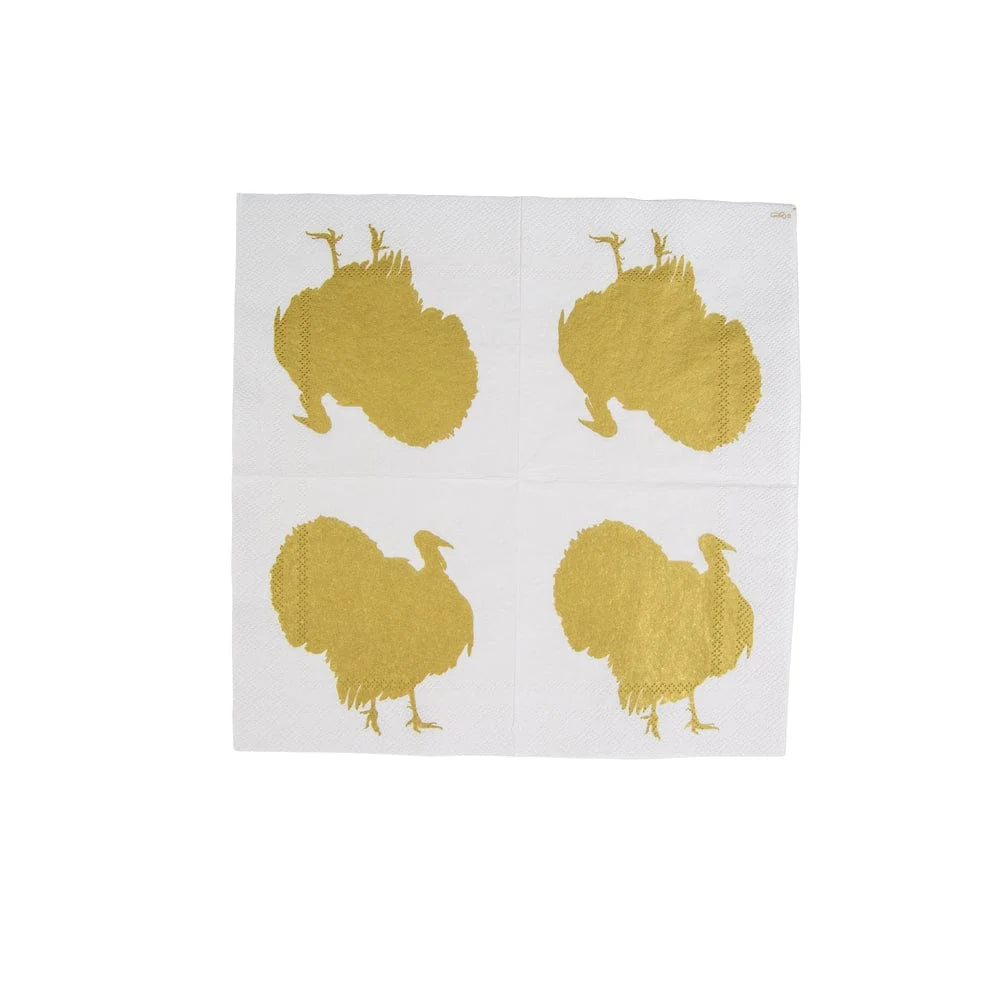 Turkey Fan Cocktail Napkin