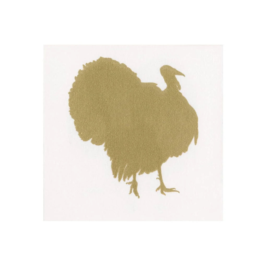Turkey Fan Cocktail Napkin