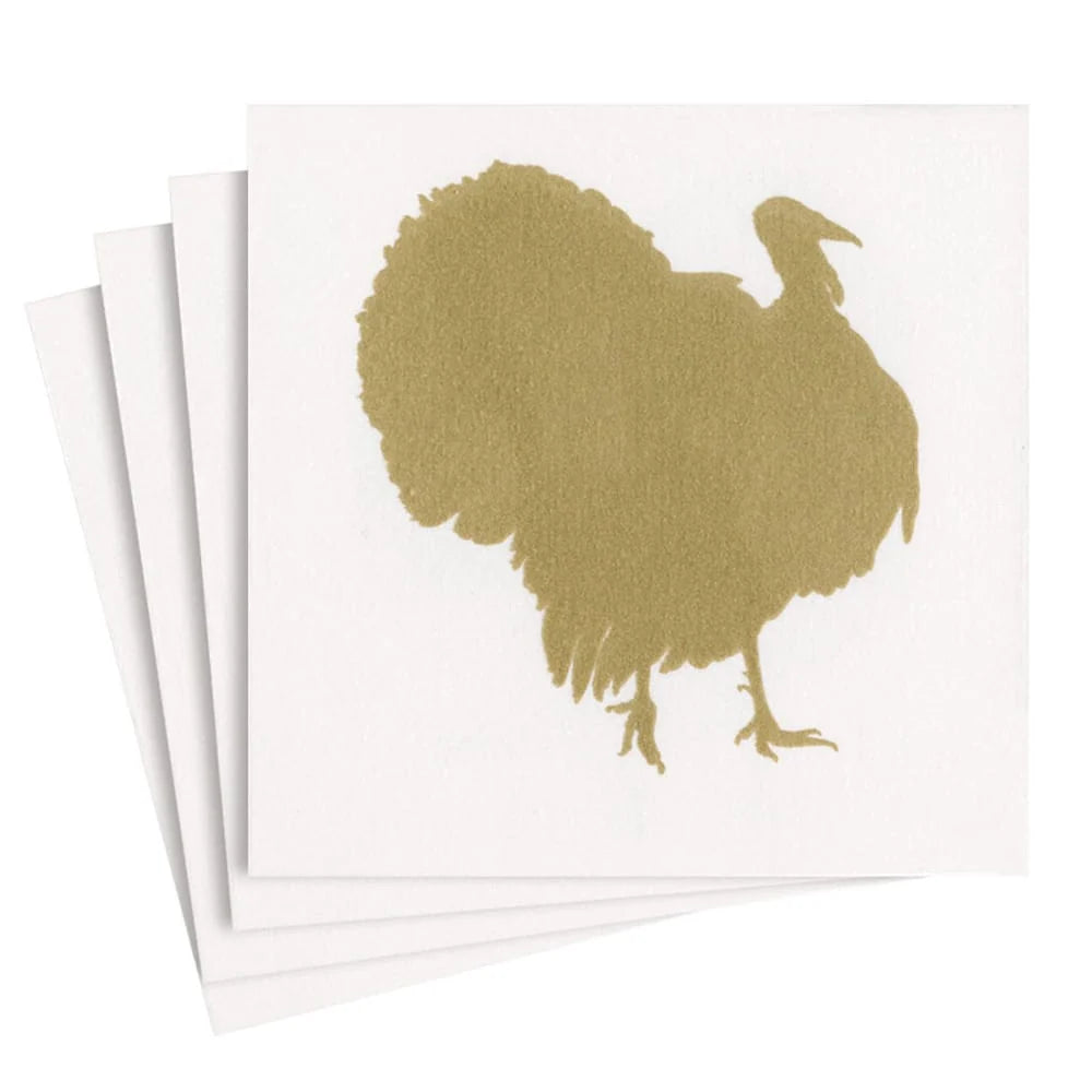 Turkey Fan Cocktail Napkin