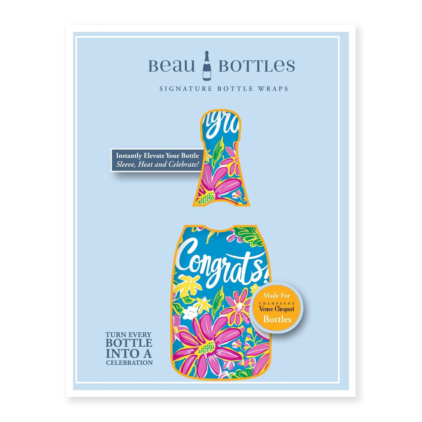 Beau Bottles Preppy Congrats - Veuve Edition