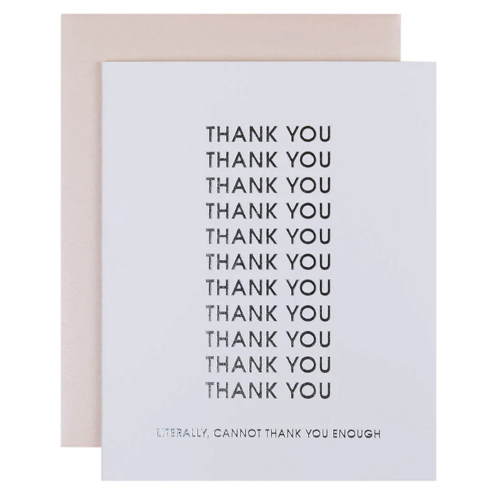 Cannot Thank You Enough Card