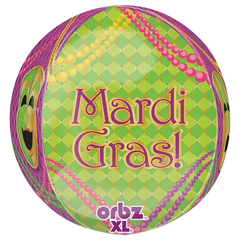 16" Mardi Gras Party Orbz