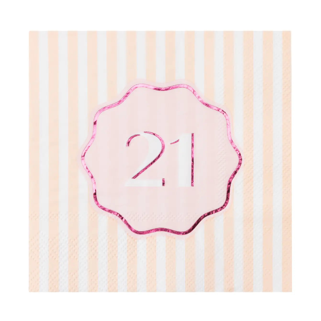 21st Birthday Cocktail Napkins