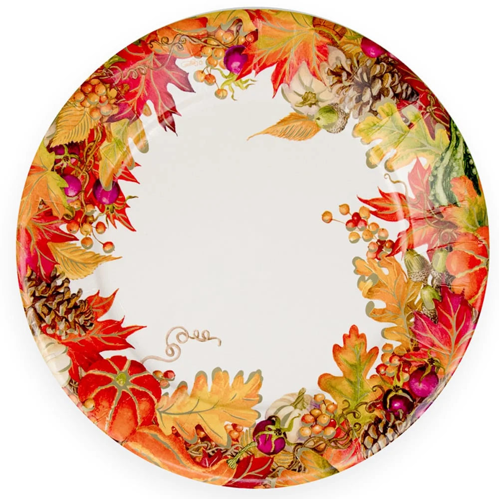 Harvest Garland Dinner Plate