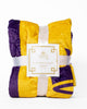Mardi Gras Flag Throw Blanket