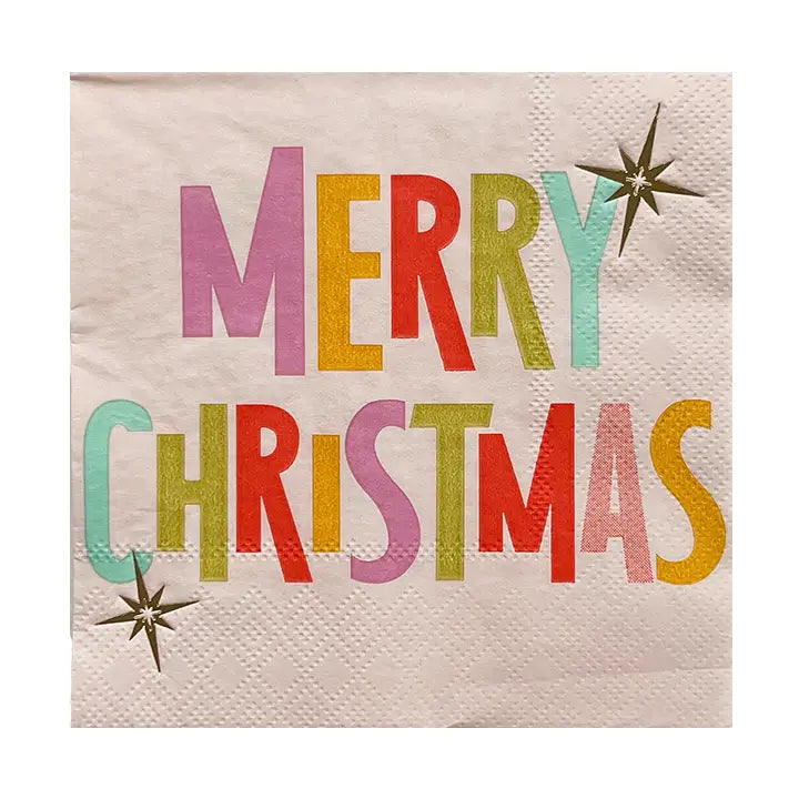 Vintage Merry Christmas Napkins