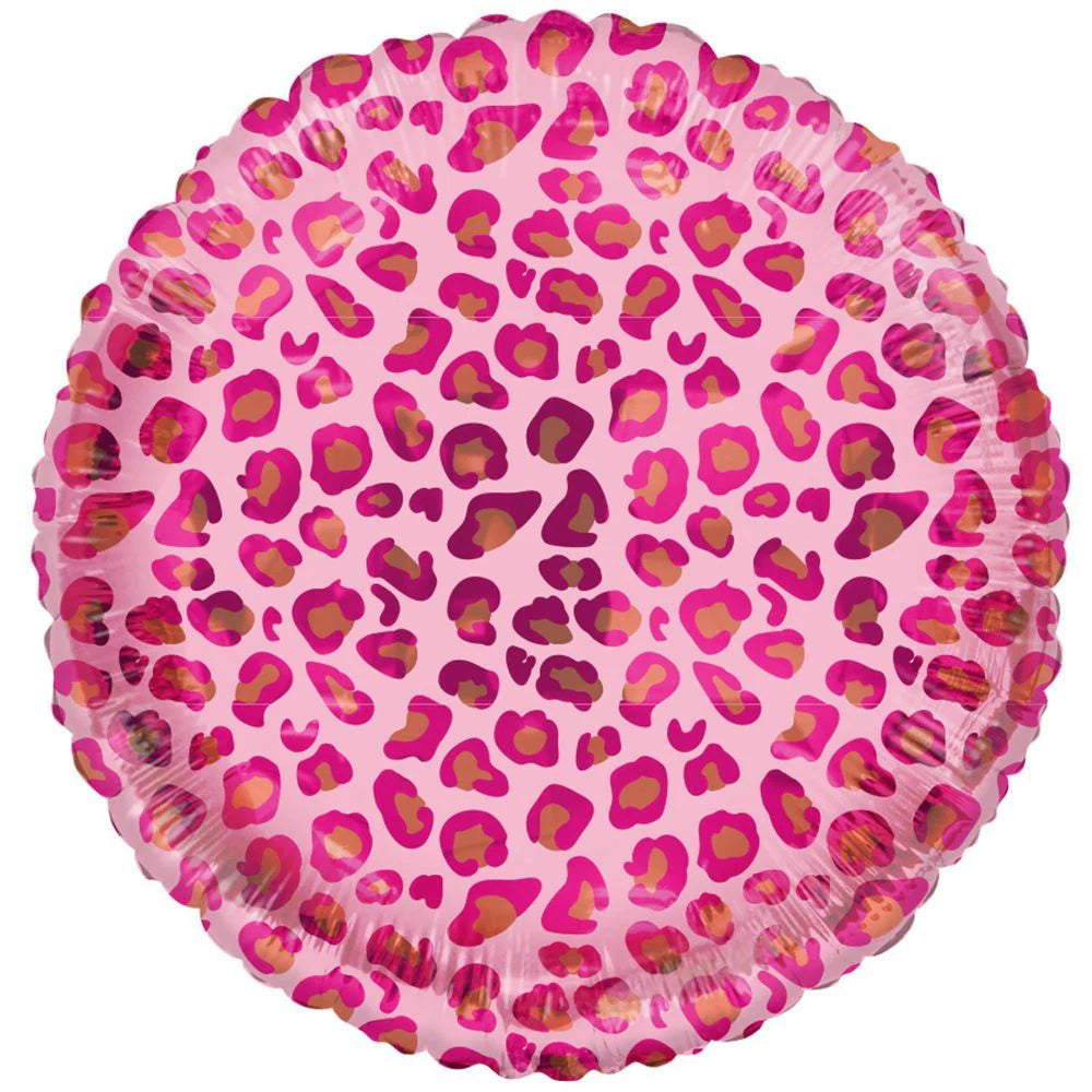 18" Pink Leopard Mylar