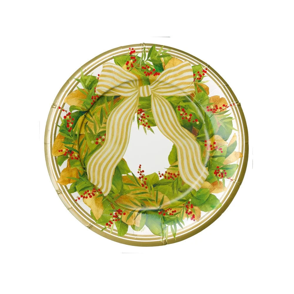 Magnolia Wreath Salad Plate