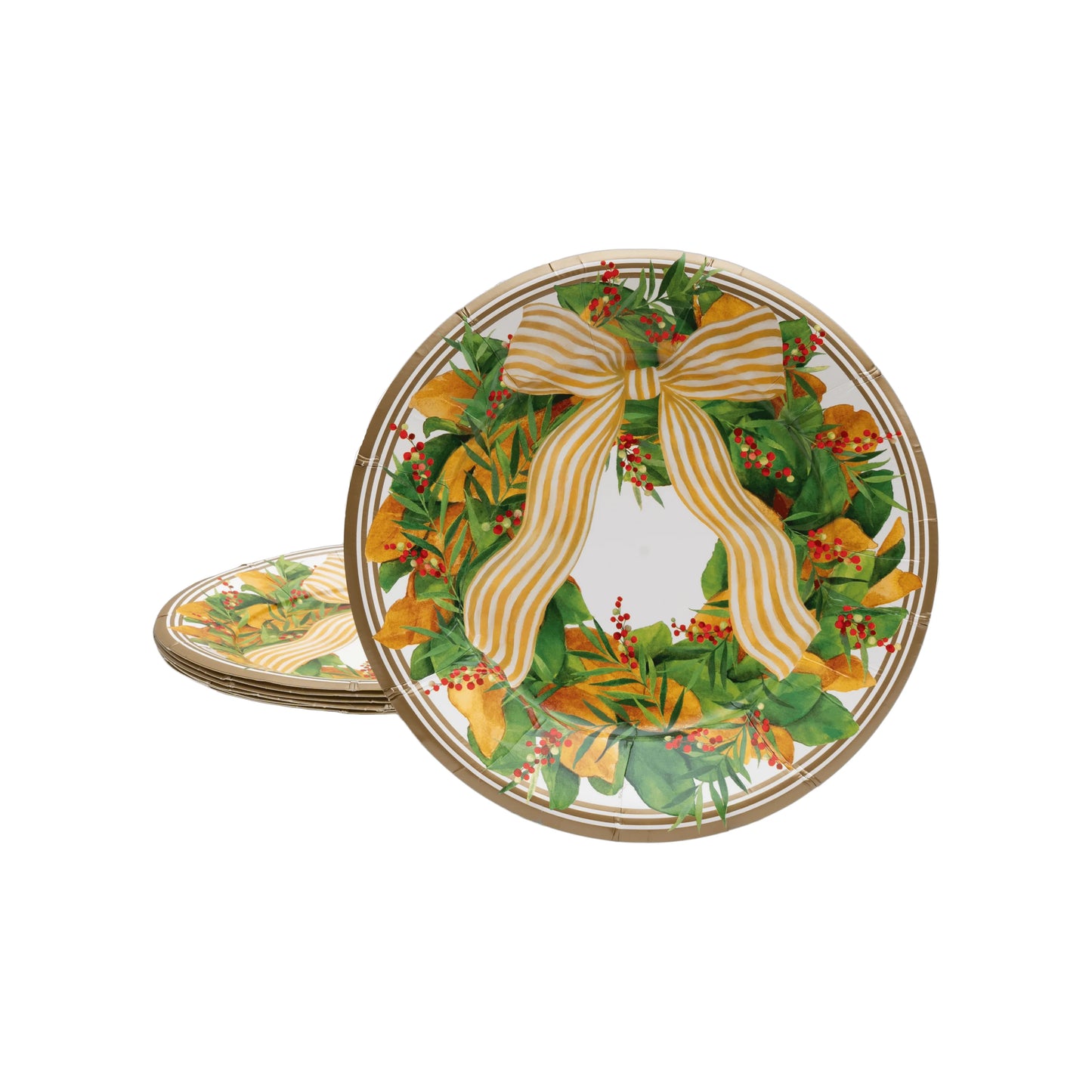 Magnolia Wreath Salad Plate