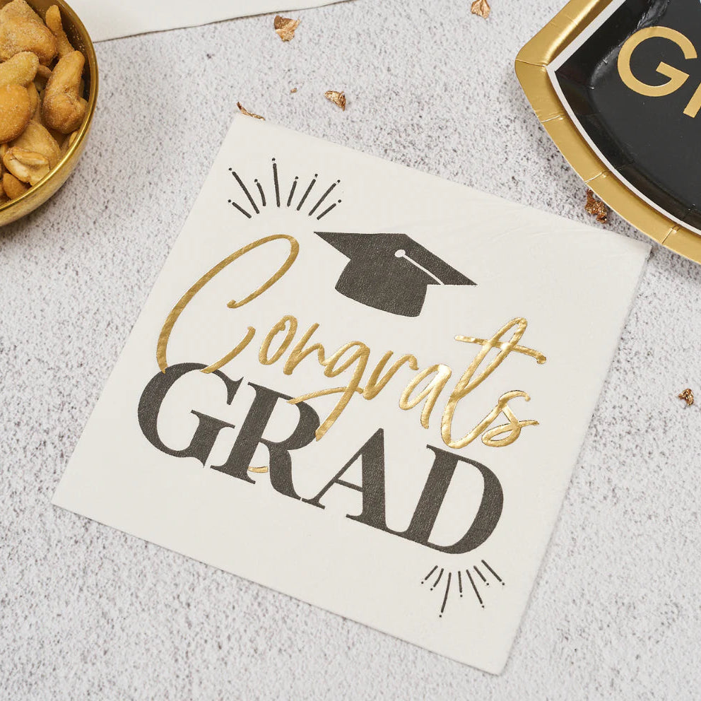 Congrats Grad Cocktail Napkins