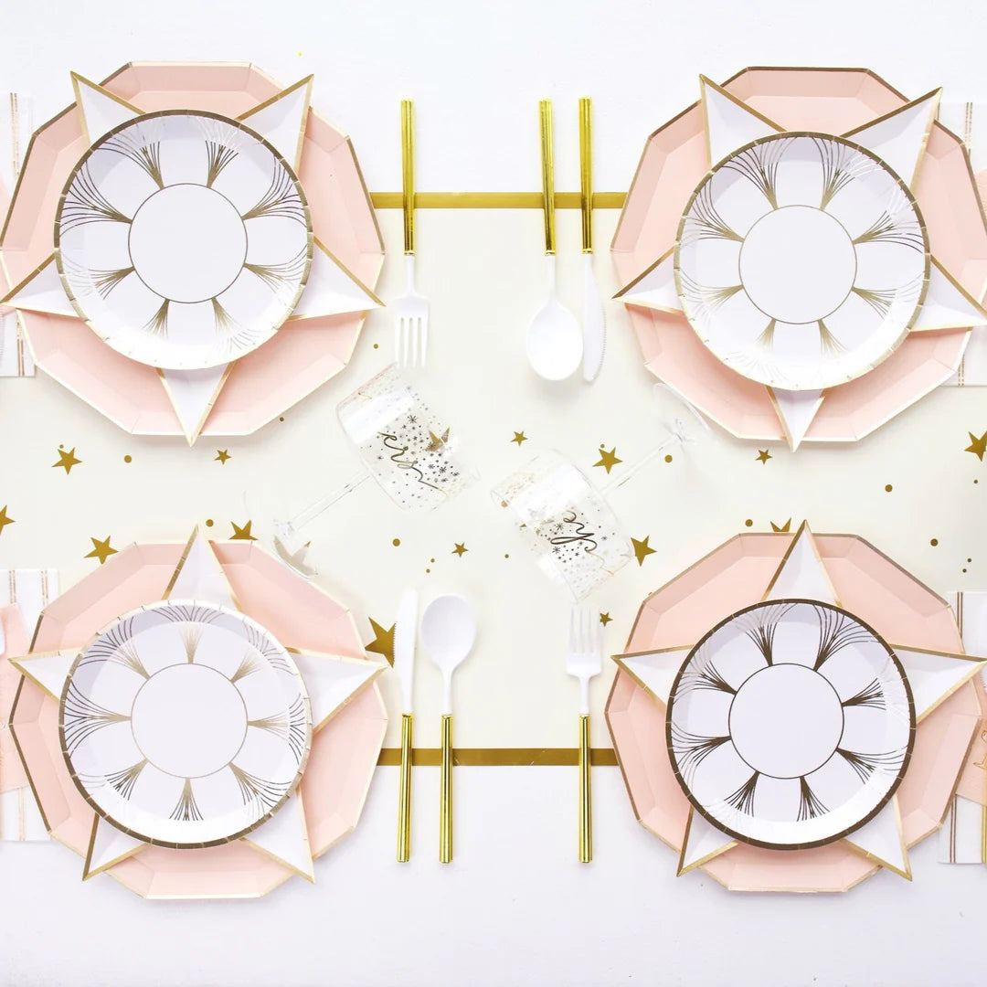 White Star Shaped Plates