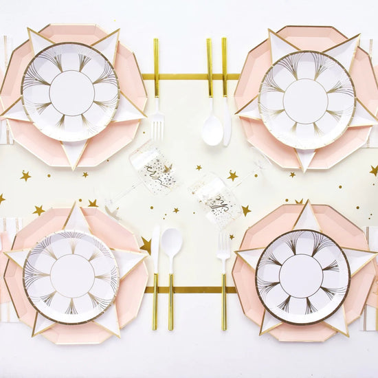 White Star Shaped Plates