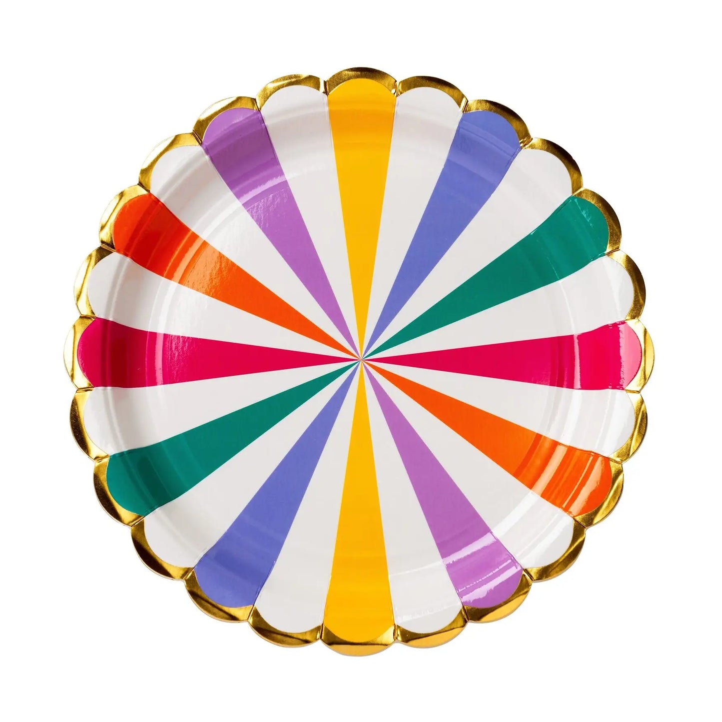 Rainbow Carousel Plates