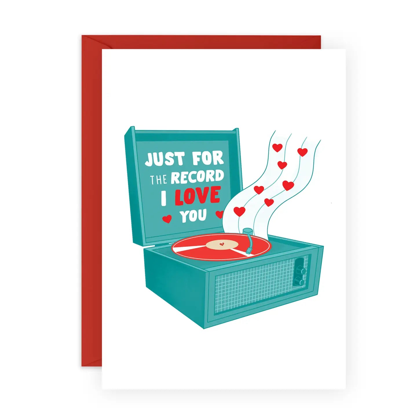 Just For The Record Card with Stickers