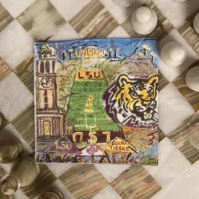 LSU Cocktail Napkins
