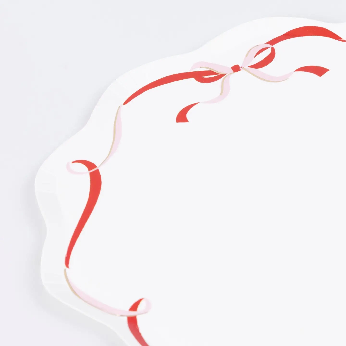 Ribbon Bow Dinner Plates