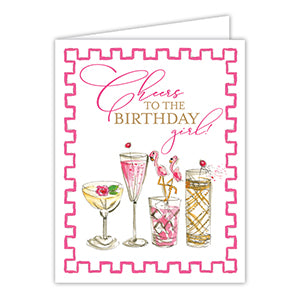 Cheers to the Birthday Girl Cocktails Card