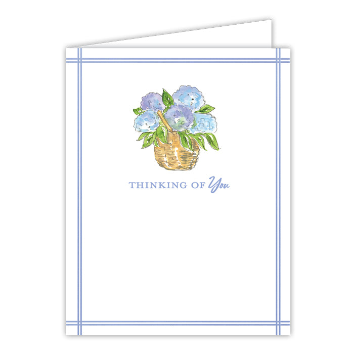 Thinking Of You Floral Bouquet in Wicker Basket