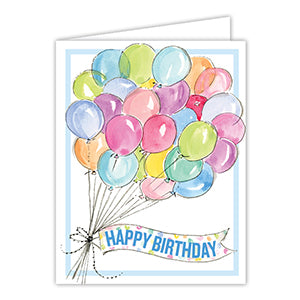 Happy Birthday Bunch of Balloons Card