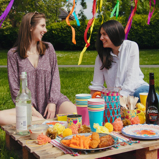 Rainbow Party Streamers | 7 Pack |