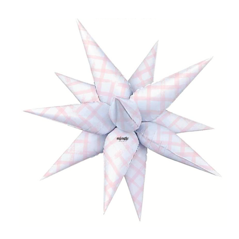 26" Blush Watercolor Starburst