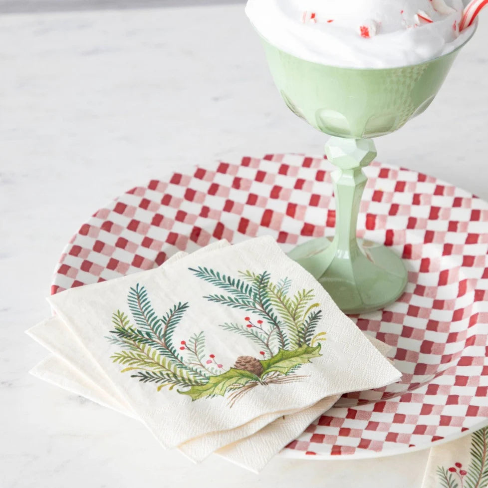 Christmas Sprigs Cocktail Napkins