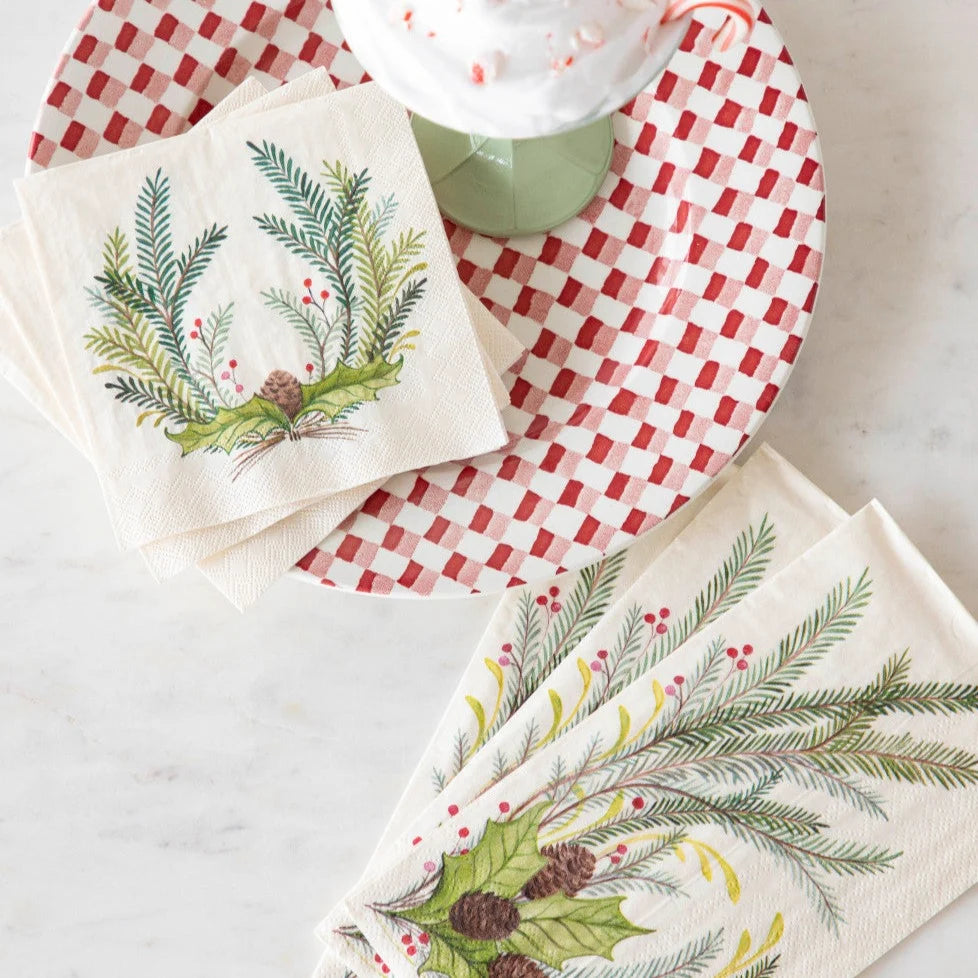 Christmas Sprigs Cocktail Napkins