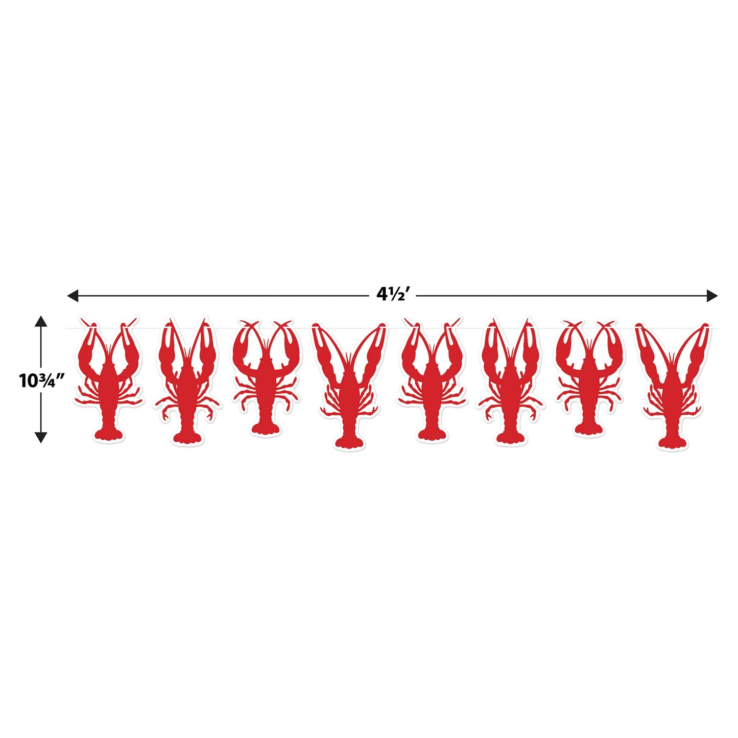 Crawfish Streamer Garland