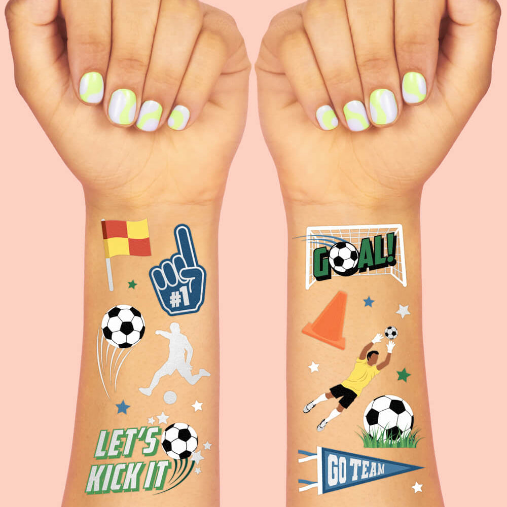 Soccer Temporary Tattoos
