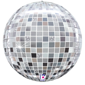 15" Disco Ball Orb Mylar Balloon