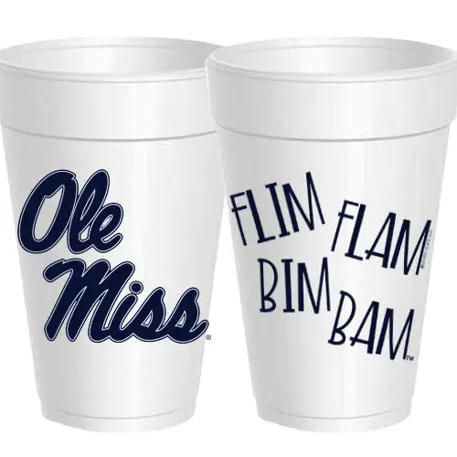 Ole Miss Foam Cups
