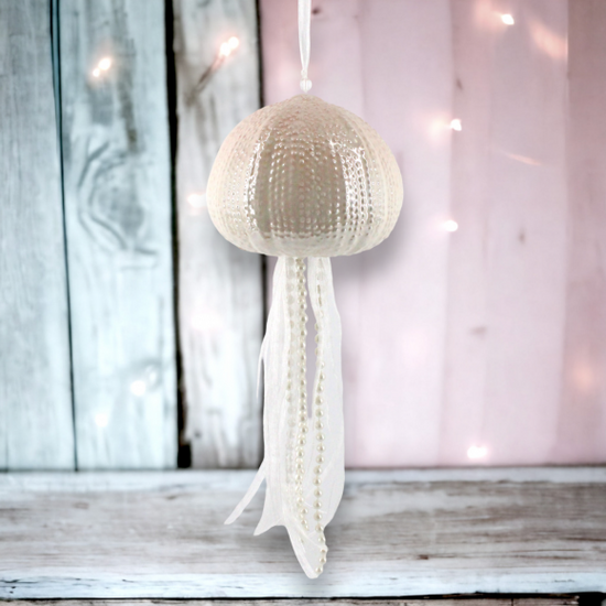 Load image into Gallery viewer, Pink Jellyfish Ornament
